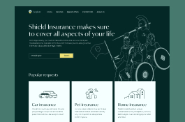 Insurance Company Website Design & Development